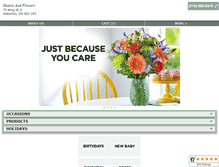 Tablet Screenshot of heartsandflowersatwestmount.com